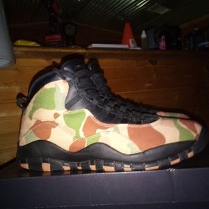 Jordan retro 10 duck camo